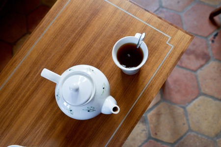photo des boissons au salon de thé