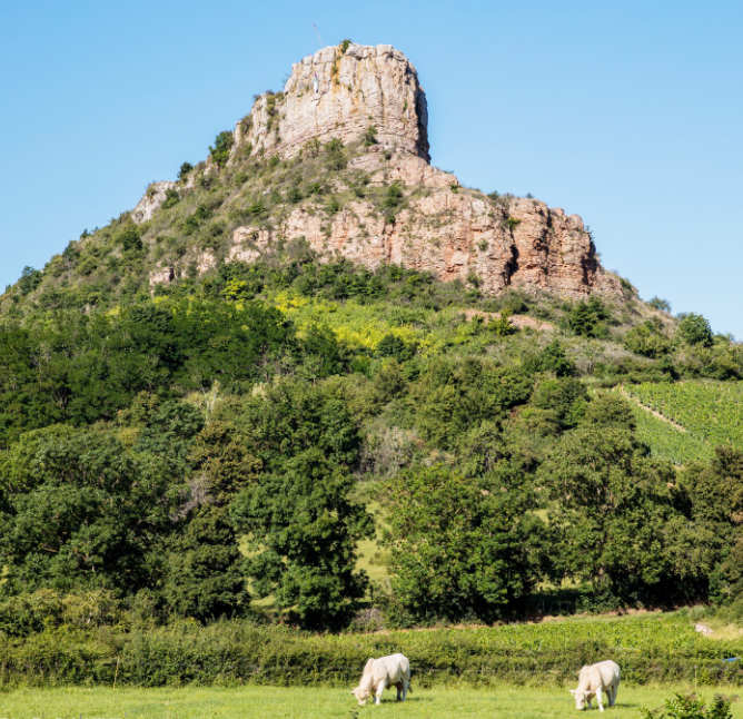 photo de la roche de Vergisson